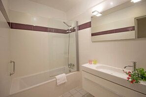 Hair dryer, towels