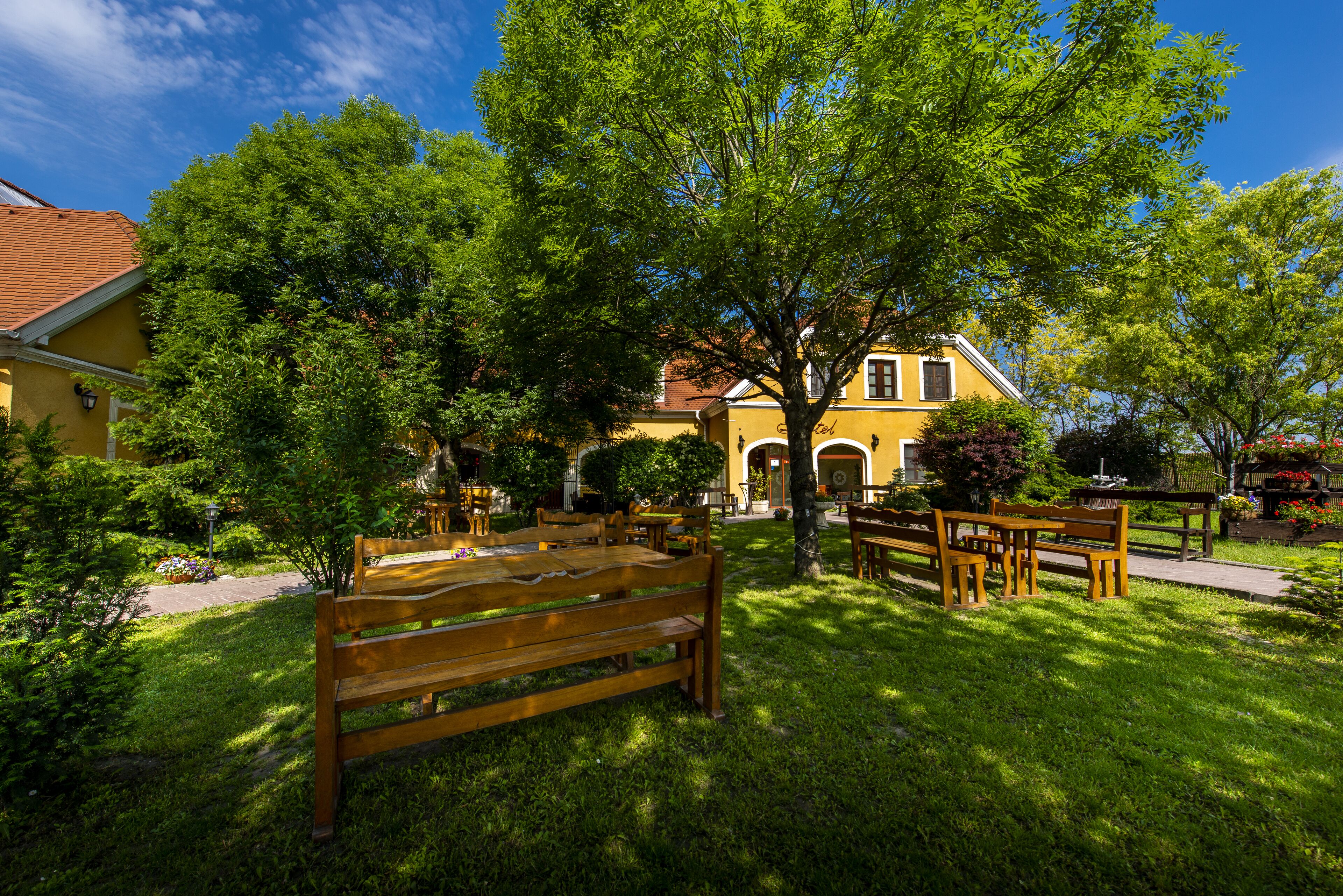 Fassade der Unterkunft