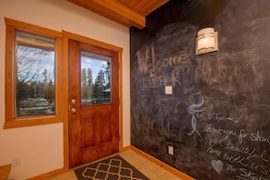 Interior entrance