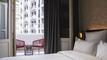 Premium kamer, terras | Uitzicht vanaf balkon