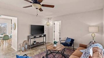 TV, stereo, offices