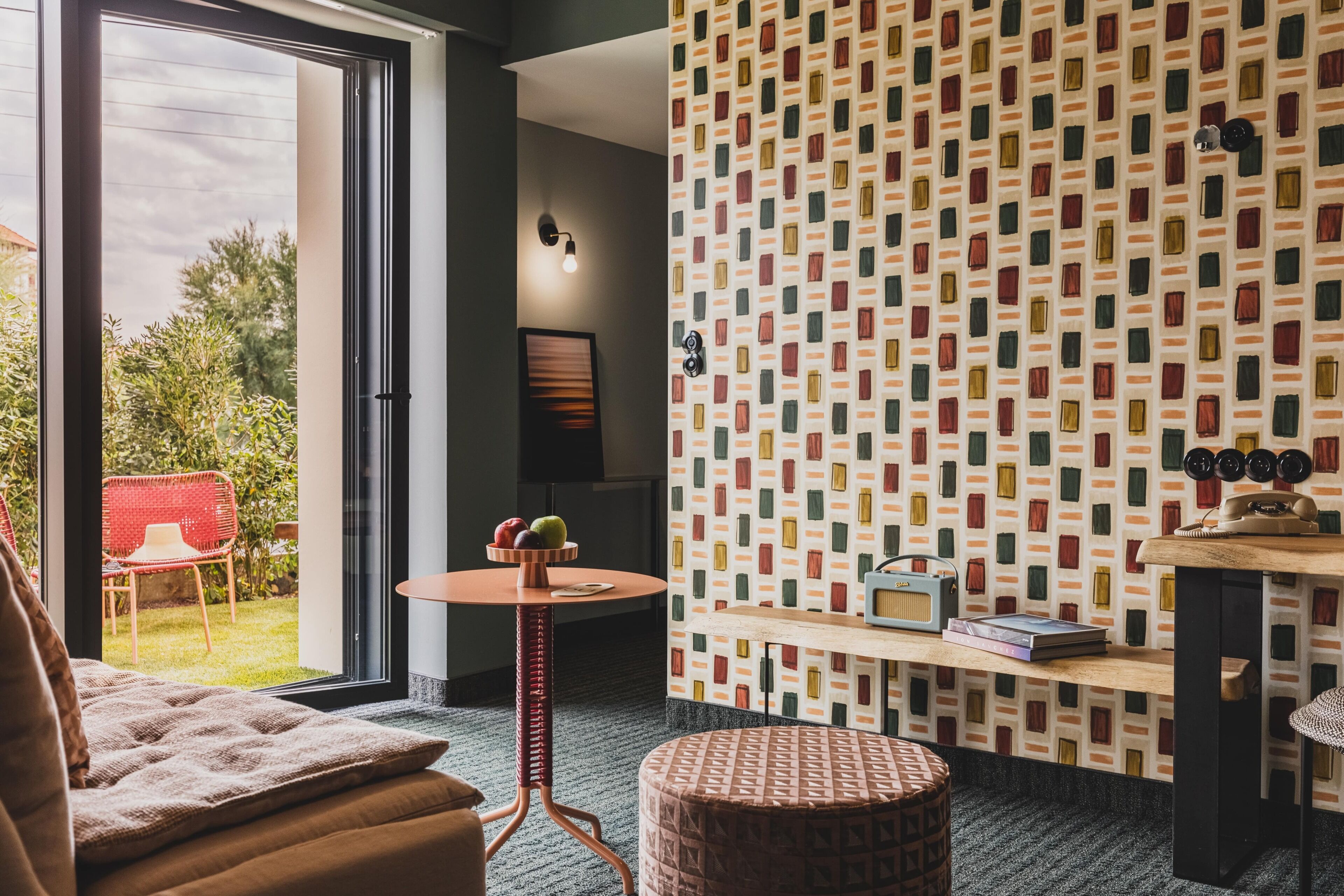 family suite (suite tribu - terrace (ground floor)) | living area | flat-screen tv