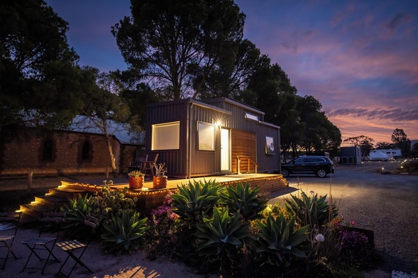 Peony External at dusk