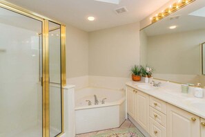 Douche, serviettes fournies