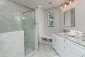 Shower, towels
