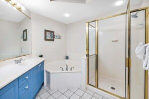 Shower, towels