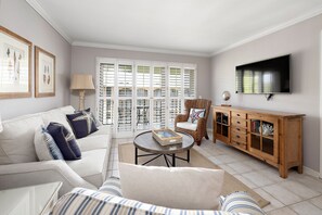 Televisión y reproductor de DVD 