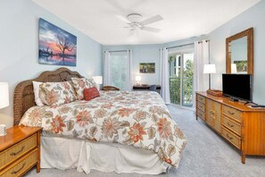 2 bedrooms, iron/ironing board, free WiFi, bed sheets - Spacious, Oceanfront Condominium (Saint Simons Island)