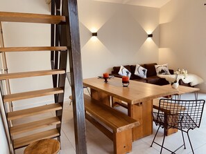 Panoramic Apartment, 2 Bedrooms | Living area | Flat-screen TV
