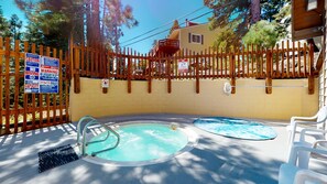 Studio | Pool | A heated pool - Mammoth View Villas 3 Walk to Village Gondola, Cozy Mountain Cabin in Forest Setting by RedAwning (Mammoth Lakes)