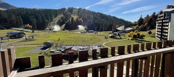 Studio avec vue sur la prairie