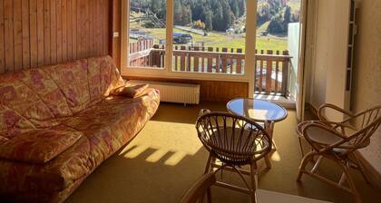 Studio avec vue sur la prairie