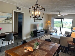 Smart TV, DVD player, books