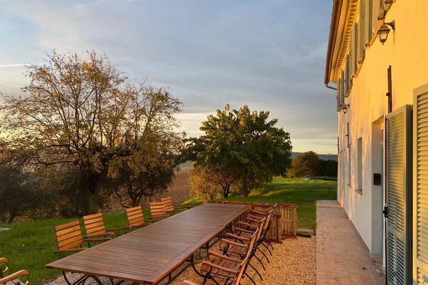 Terasse vor der Küche