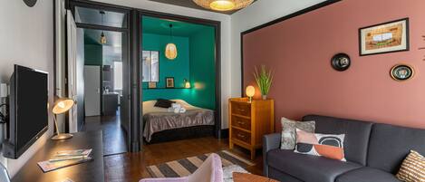 1 Schlafzimmer, Schreibtisch, Bügeleisen/Bügelbrett, kostenloses WLAN