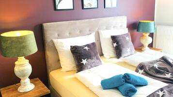 Deluxe-Apartment | 2 Schlafzimmer, individuell dekoriert, individuell eingerichtet