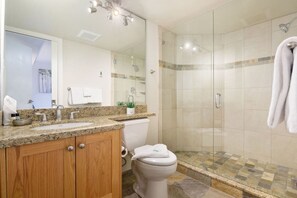 Hair dryer, towels