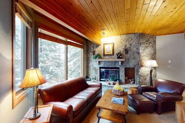 TV, fireplace, DVD player, offices