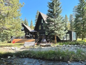 Exterior - Riverfront A-Frame - Luxury Ski Cabin - Breckenridge (Blue River)