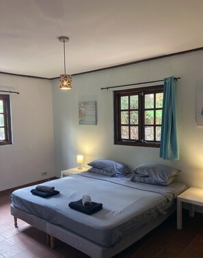 2 bedrooms, desk, travel crib, WiFi