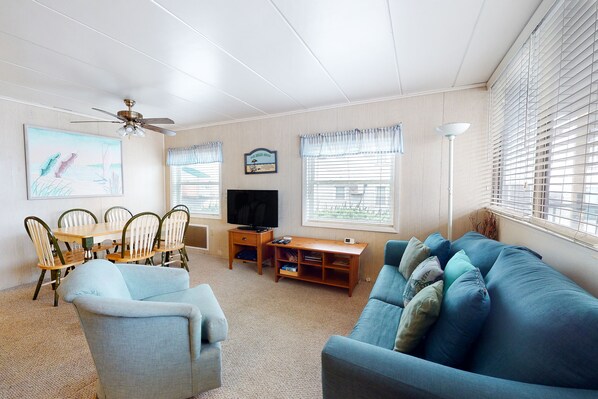 Televisión y reproductor de DVD 