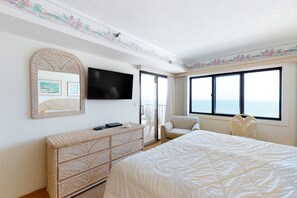 2 bedrooms, internet, bed sheets - Oceanfront Condo with Great View, Balcony, Fast WiFi, AC & Shared Pools/Hot Tub (Ocean City)