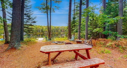 Appalachee Pond Waterfront Cottage | Decks, Sunroom, Dock with Kayaks & Canoe