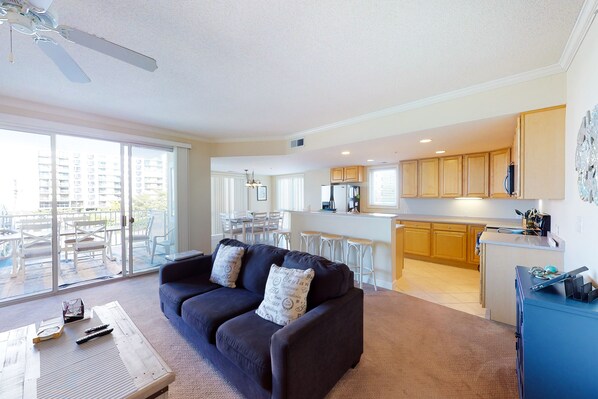 Televisión, chimenea y reproductor de DVD 