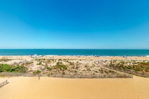 En la playa