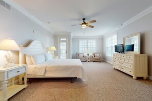 4 bedrooms, internet, bed sheets