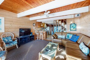 Una televisión, un reproductor de DVD