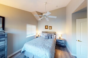 2 bedrooms, free internet, bed sheets - Luxe Mountain-View Ski Getaway | Next to Tranquil River | Pool, Hot Tub (Edwards)