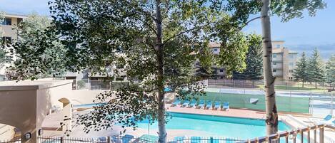 Una piscina climatizada