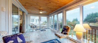 Dream beach home on Lewis Bay with ocean views & amazing outdoor areas