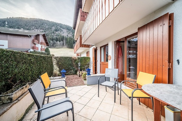 Vue sur la terrasse