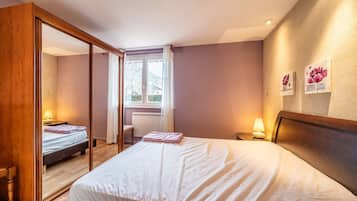 2 chambres, draps fournis