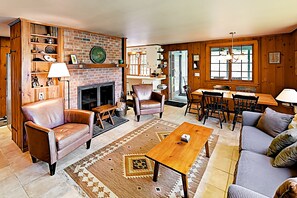 TV, DVD player, books