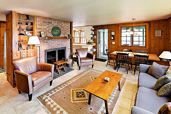 TV, DVD player, books