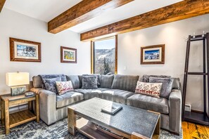Smart TV, fireplace, books, video library - Luxury, Remodeled Retreat w/ Ski Slope Views Throughout! Walk to Gondola & Shops (Vail)