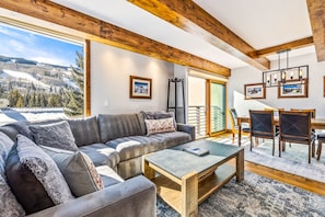 Smart TV, fireplace, books, video library - Luxury, Remodeled Retreat w/ Ski Slope Views Throughout! Walk to Gondola & Shops (Vail)