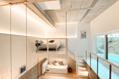 Pool loft: Hiking, relaxation & sauna |holiday apartment near Bonn in the Siebengebirge