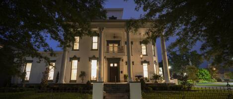 Front of property - evening/night