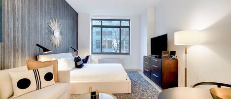 Fer et planche Ă repasser, accĂšs au Wi-Fi (inclus), literie fournie