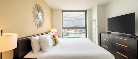 2 bedrooms, iron/ironing board, free WiFi, bed sheets