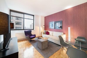 TV - Modern One Bedroom  in Charming Brooklyn Heights (Brooklyn)