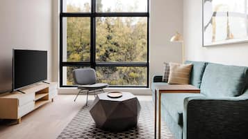Apartment, 1 Schlafzimmer | Wohnzimmer | Flachbildfernseher