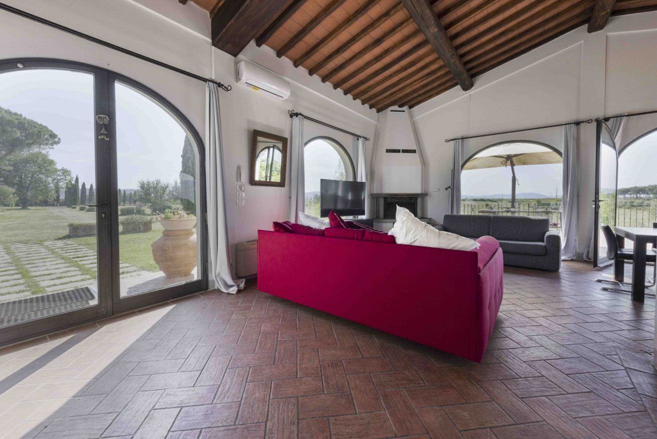 TV a schermo piatto, impianto stereo