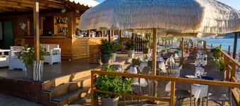 Ferienwohnung "ulivo" mit Pool und Privatstrand