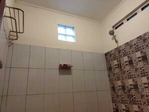 Combined shower/tub