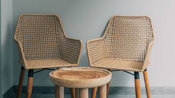 Double Room, Balcony | Living area | TV